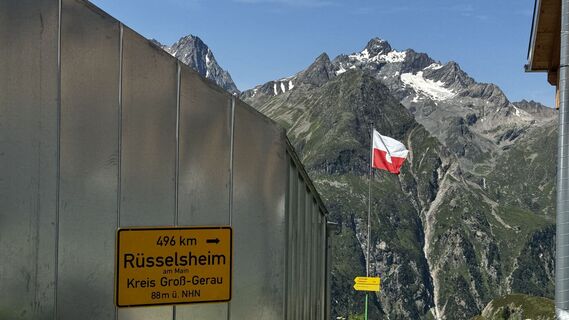 Photo de Johannes Löw le long du parcours