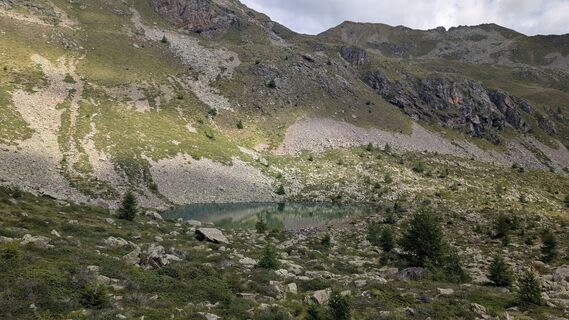 Photo de Stefano Manzoni le long du parcours