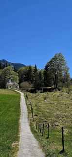 Foto de Gerhard Kolbe a lo largo del recorrido