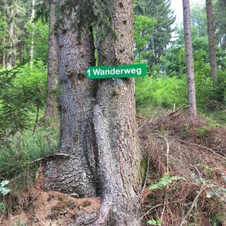 Wanderweg Beschilderung