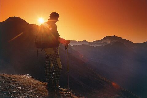 Sonnenaufgang am Weg zum Ankogel