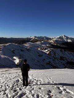 Fotografia z Nicola Florini na trase