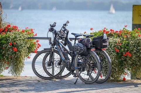 Fahrräder am Überlinger Schiffsanleger