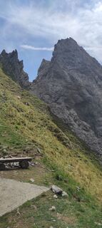 Photo de Michele Goffi le long du parcours