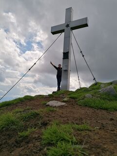 Fotografia z Dagmar Hofer na trase