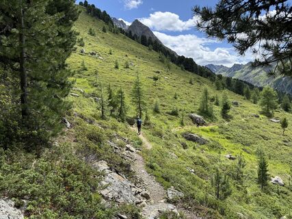 Foto von Han en Christa Jordaan entlang der Tour