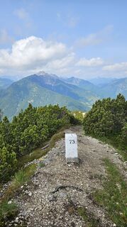 Photo de Christian Thomas le long du parcours