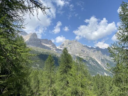 Foto von Sergio Rasore entlang der Tour