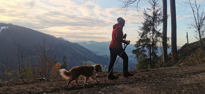 Foto von Klaus Lehner entlang der Tour
