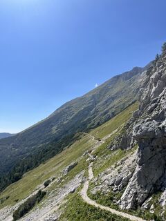 Foto von Eva Železnikar entlang der Tour