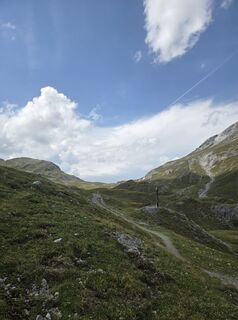 Photo de Robert Walter le long du parcours