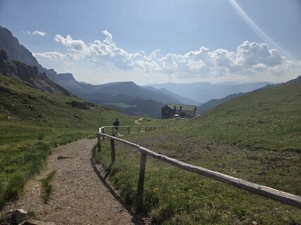 Foto von Gerti Bärnthaler entlang der Tour