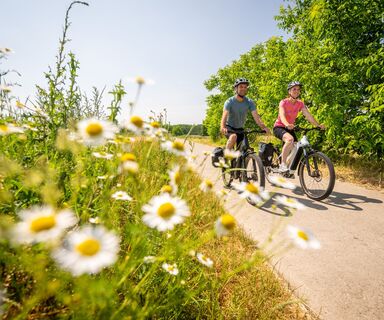 Breite Wege mit ausgezeichneter Oberflächenbeschaffenheit zeichnen diese Route aus.