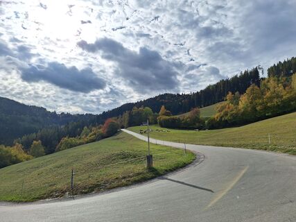 Photo de Isabella Peinsold-Klammer le long du parcours