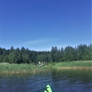 Lehmlandeinstiegsstelle am Fluss