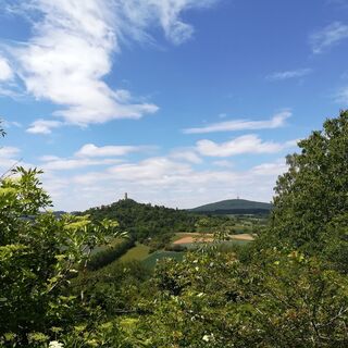 Aussicht Burg Vetzberg und Dünsberg