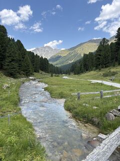 Photo de Albert Purtscher le long du parcours