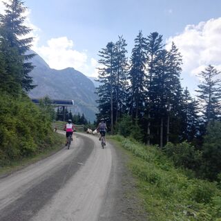 die Karkogel Bergstation ist in Sichtweite