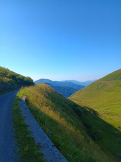 Photo de Tazio J. G. Burattin le long du parcours