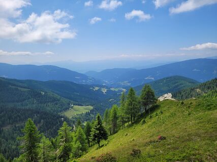Foto von Dunja Huemer entlang der Tour