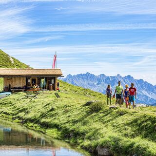 Zustieg zum Klettersteig Kälbersee