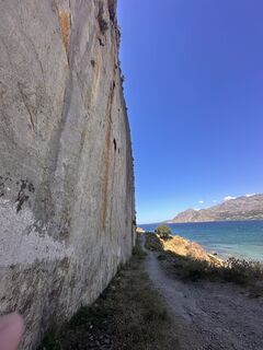Photo de Micha le long du parcours