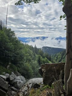Photo de Domenic Beyrowski le long du parcours
