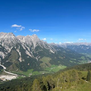 Gipfelblick in Richtung Leogang und Saalfelden