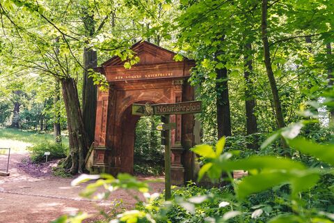 Grünfelder Park Waldenburg - Renaissanceportal