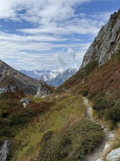 Photo de Mechthild Mietschnig le long du parcours