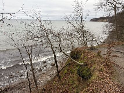 Photo de Norbert Herbig le long du parcours