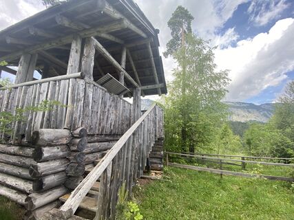 Foto von Friedrich Schlager entlang der Tour