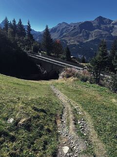 Foto von Sandro Lasen entlang der Tour