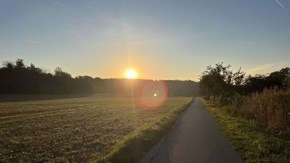 Foto von Ernst Schiller entlang der Tour