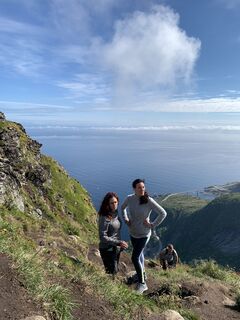 Foto von Toni Lerda entlang der Tour