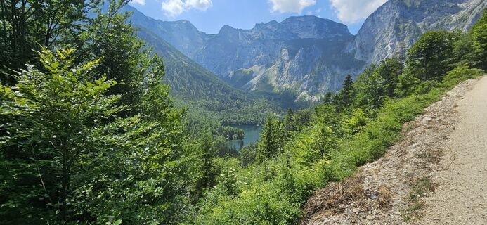 Foto von Johann Schallinger entlang der Tour