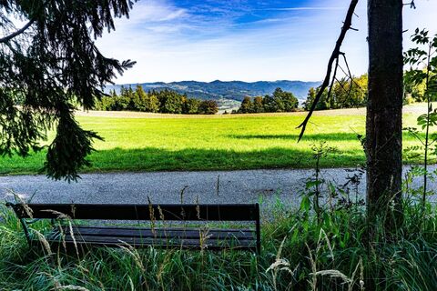 Rastplatz Richtung Oberhohenau, Blick nach Aschelberg