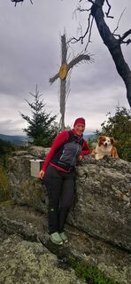 Foto von Klaus Lehner entlang der Tour