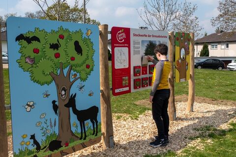 Erlebnisstation Apfelroute, Spielplatz am Wasserturm, ALfter