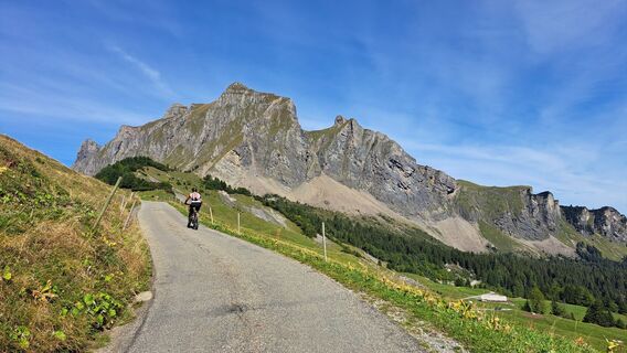 Foto de Norbert Hemmerle a lo largo del recorrido