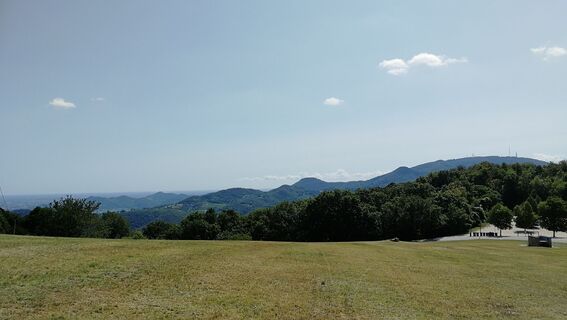 Blick Richtung Montegrotto Terme