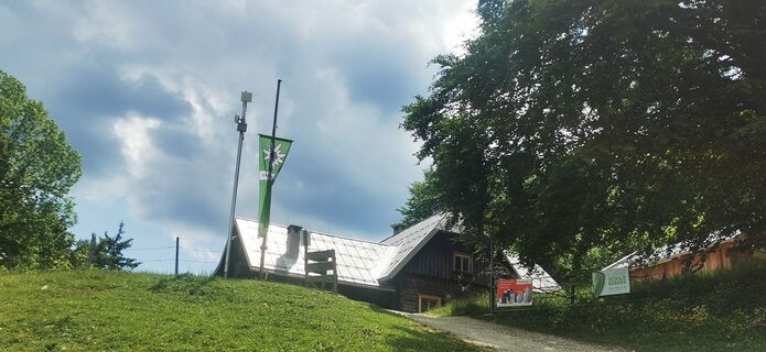 Zdjęcie z Klaus Lehner wzdłuż trasy