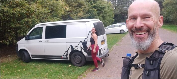 Photo de Erik Kemper le long du parcours