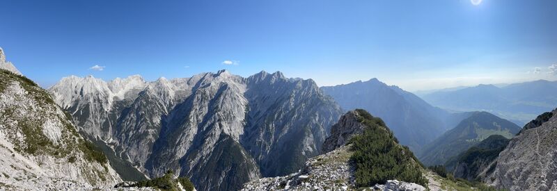 Foto von Lukas Hussl entlang der Tour
