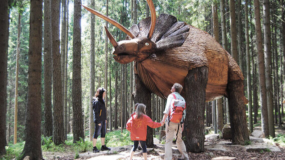Dinosaurier Moorwald Bad Leonfelden