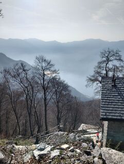 Photo de Daniele Berini le long du parcours