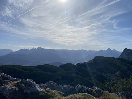 Foto von Caroline Hutter entlang der Tour