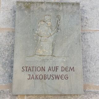 Steintafel Jakobusweg