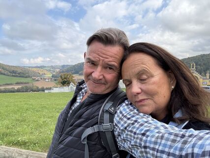 Photo de Walter Baumgartner le long du parcours