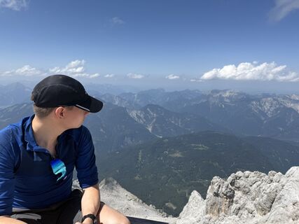 Foto von Sven de Vries entlang der Tour